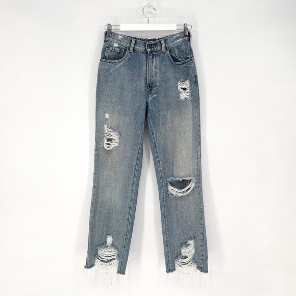 SER.O.YA Maggie Mid Rise Vintage Straight Jeans Size 26 Lakewood - Picture 2 of 4